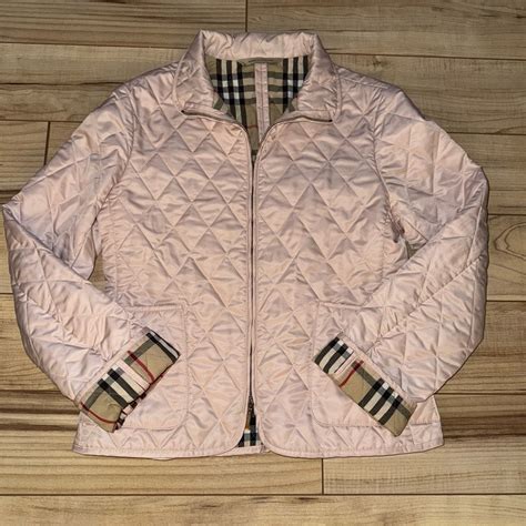 burberry light pink quilted coat|burberry quilted coat nordstrom.